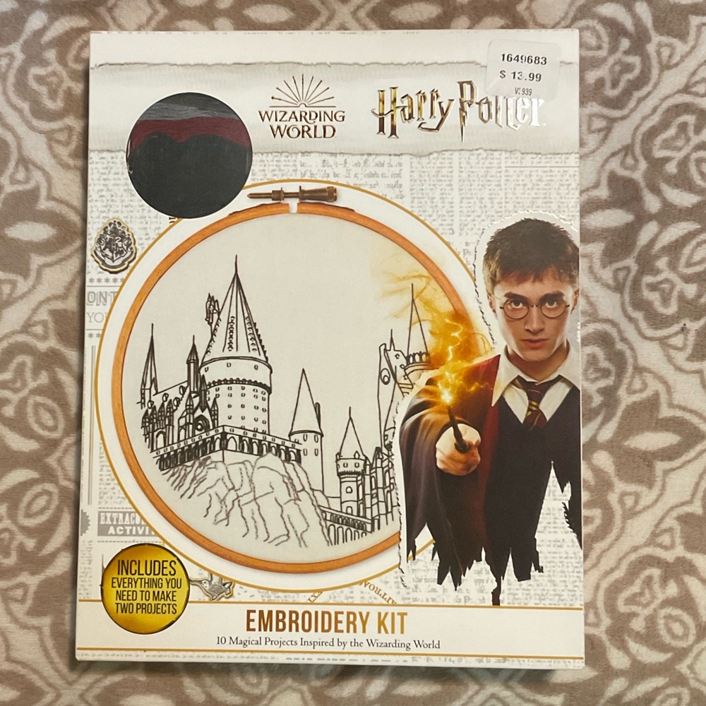 Harry Potter Embroidery Kit